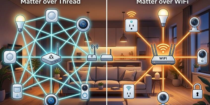 Matter over Thread vs Matter over WiFi